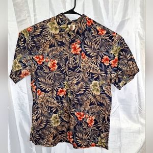 Tori Richard Hawaiian Shirt Men's Size XXL Short Sleeve Button Up Flowers Casual
